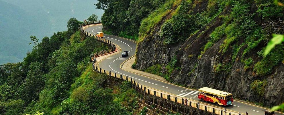 Meenmutty Waterfalls in Wayanad